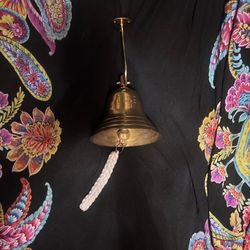 Solid Brass 6-1/2" Wall Mounted Ship / Fire Bell