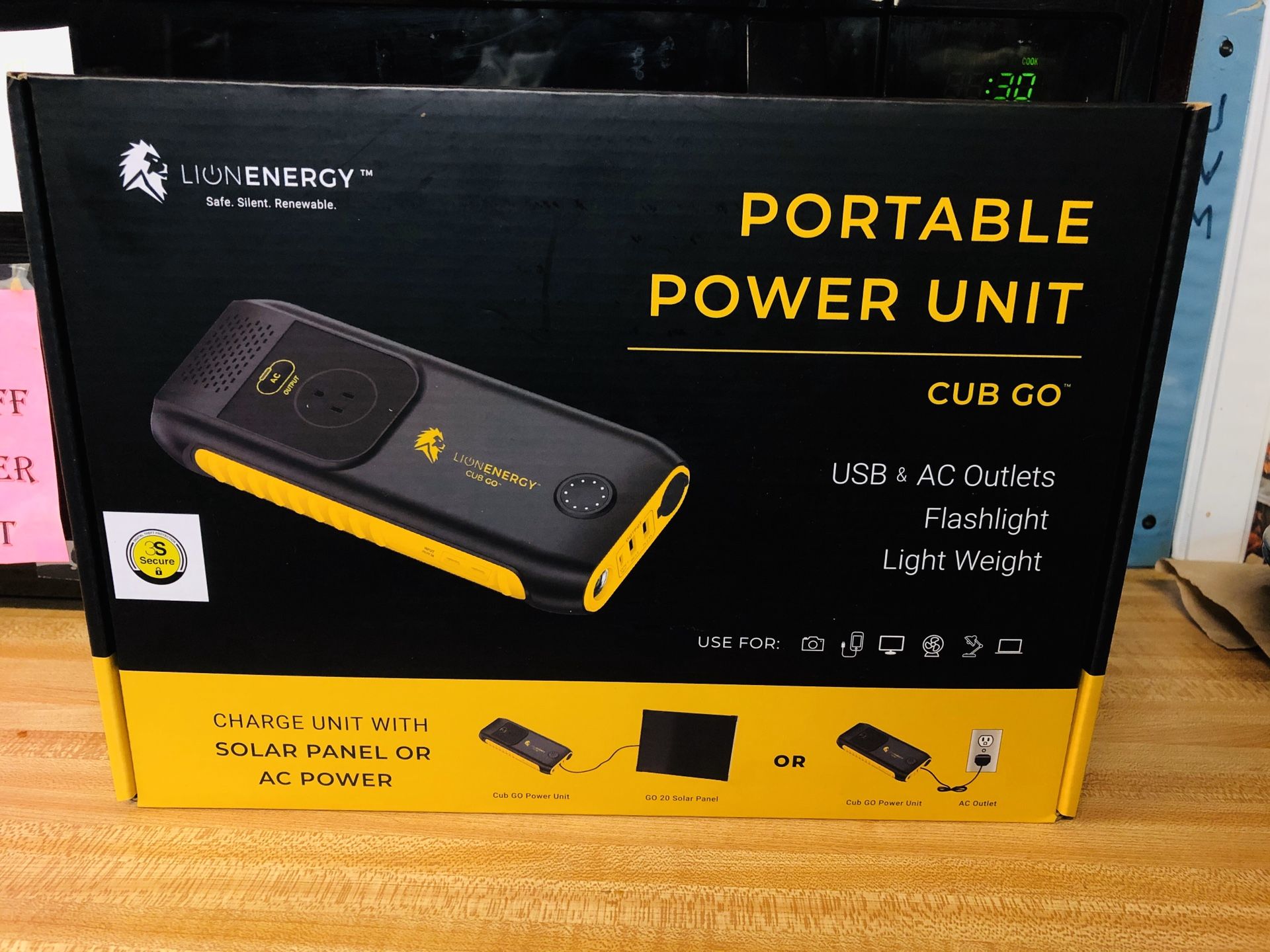 Lion Energy Cub Go portable solar generator