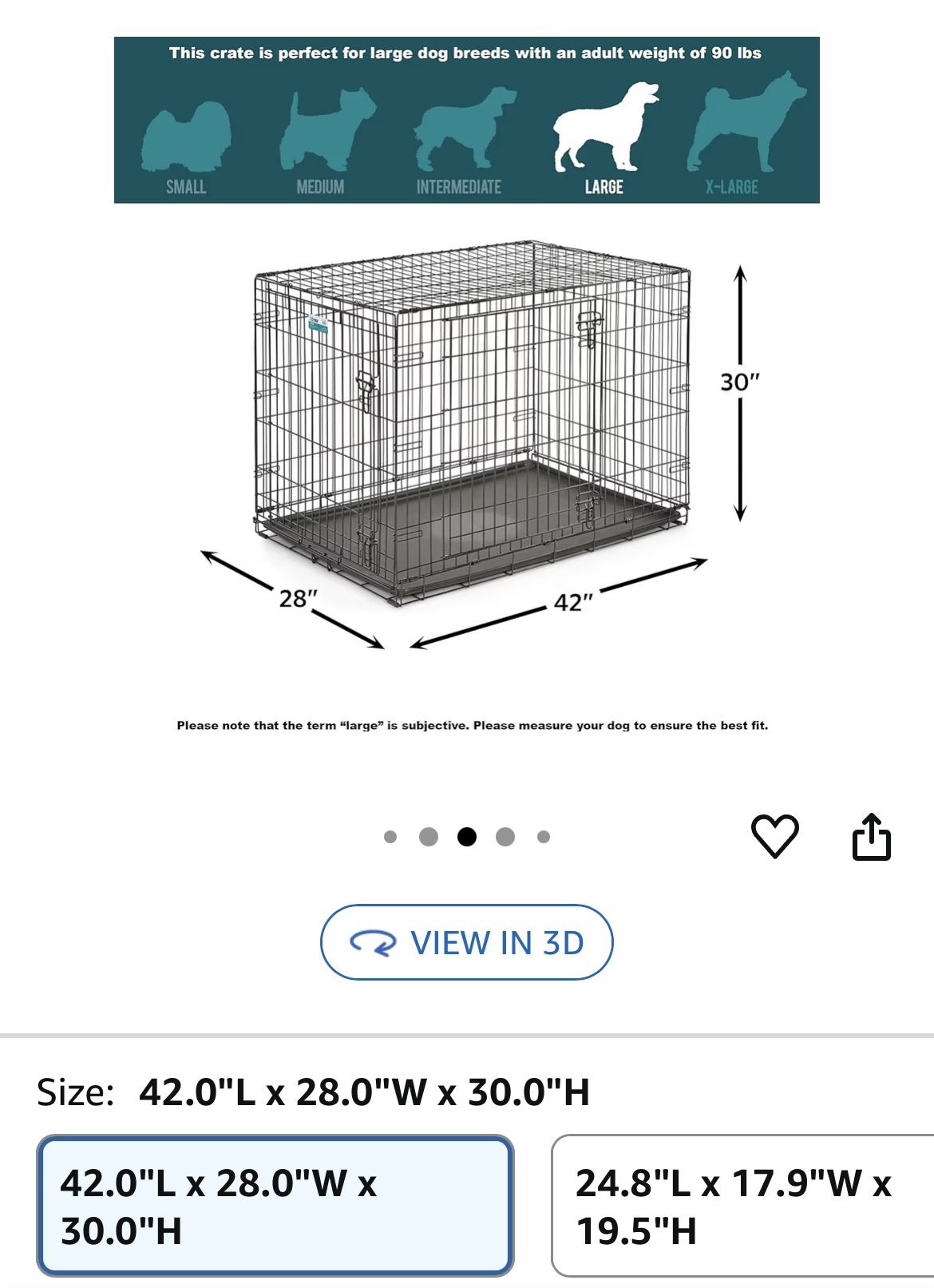 Large Dog Crate