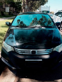 Black Honda Insight Hybrid Sedan