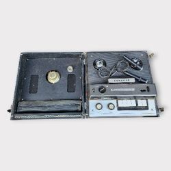Concord Stereophonic 444 Reel-to-Reel Tape Recorder Player with Microphones Working BEST OFFER