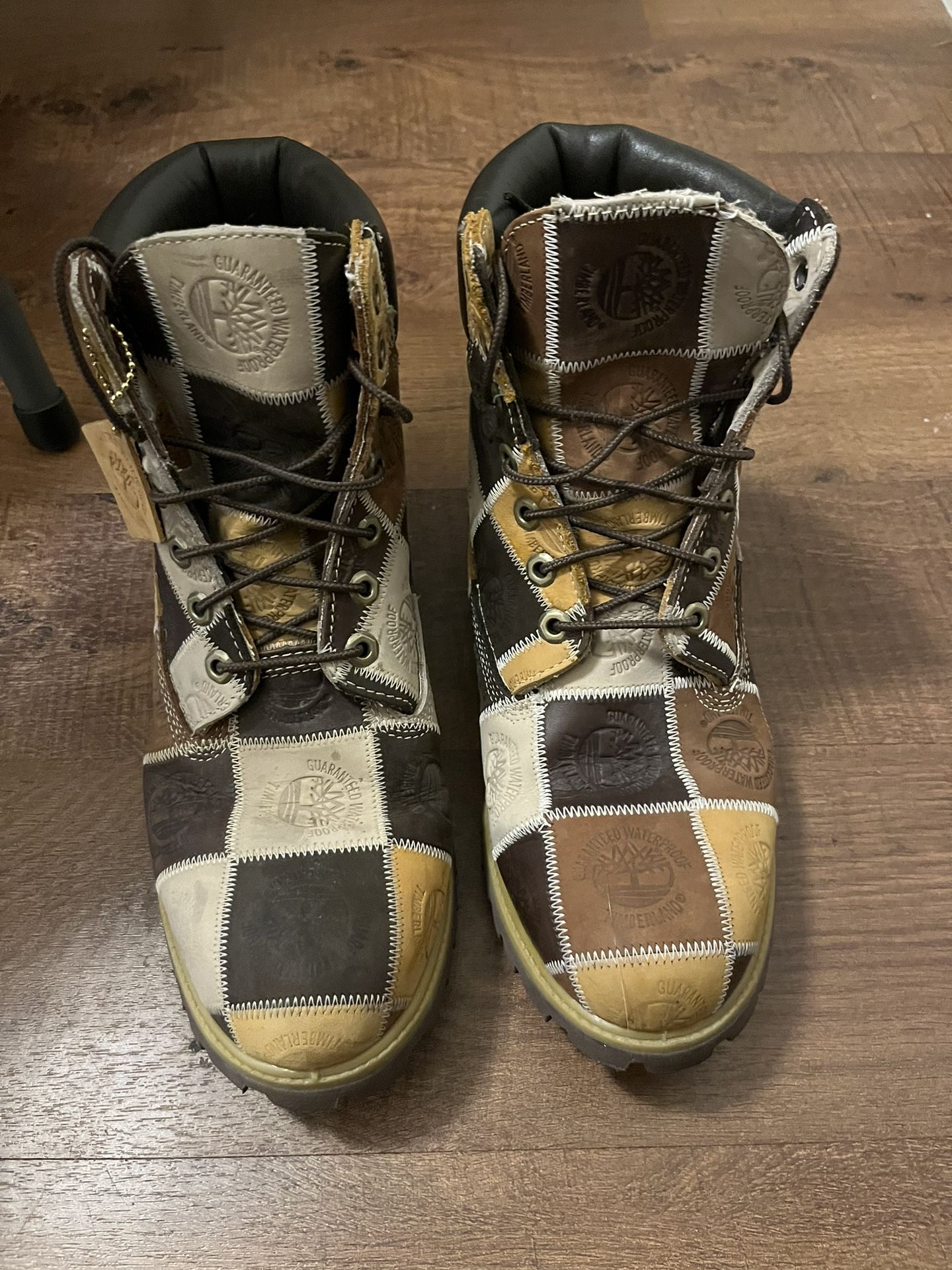 Rarest Timberlands Timberland Boots - RARE Patchwork Style for Sale in Cleveland, OH - OfferUp