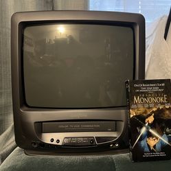 Broksonic CRT TV VCR Combo VHS Player 13" CTSGT-8460 Gaming