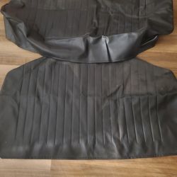 VolksWagen Back Bench Seat Replacement In Black Vinyl.