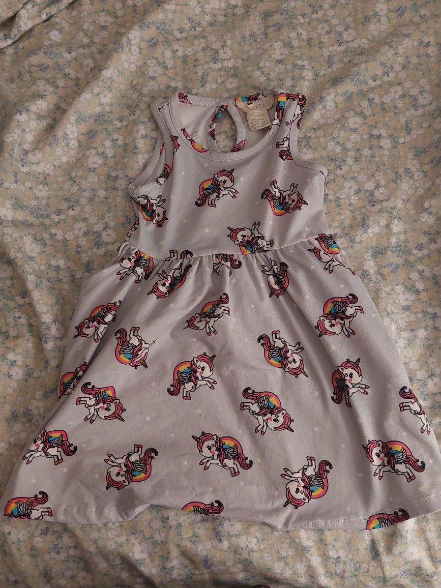 Toddler unicorn dress- 2T