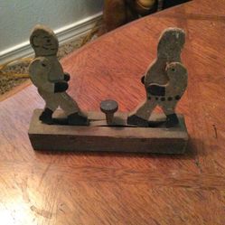 100 Yr Old Folk Art Boxing Toy.