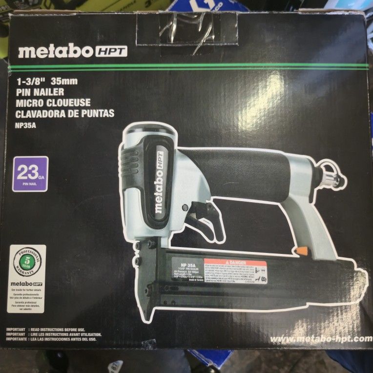 Metabo 23-Gauge Pneumatic Pin Nailer #1230