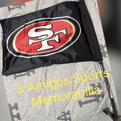 New San Francisco 49ers Window Car Flag