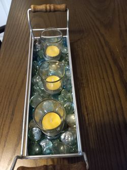 Vendo Vace Rectangular con velitas o plantas