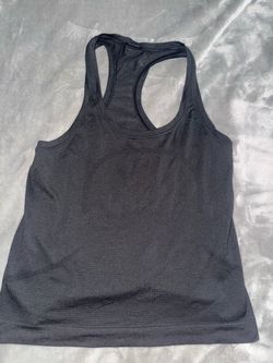 Lululemon Women Black Racerback Athletic Tank Top