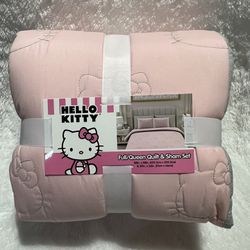 Hello Kitty Full/Queen Quilt Set
