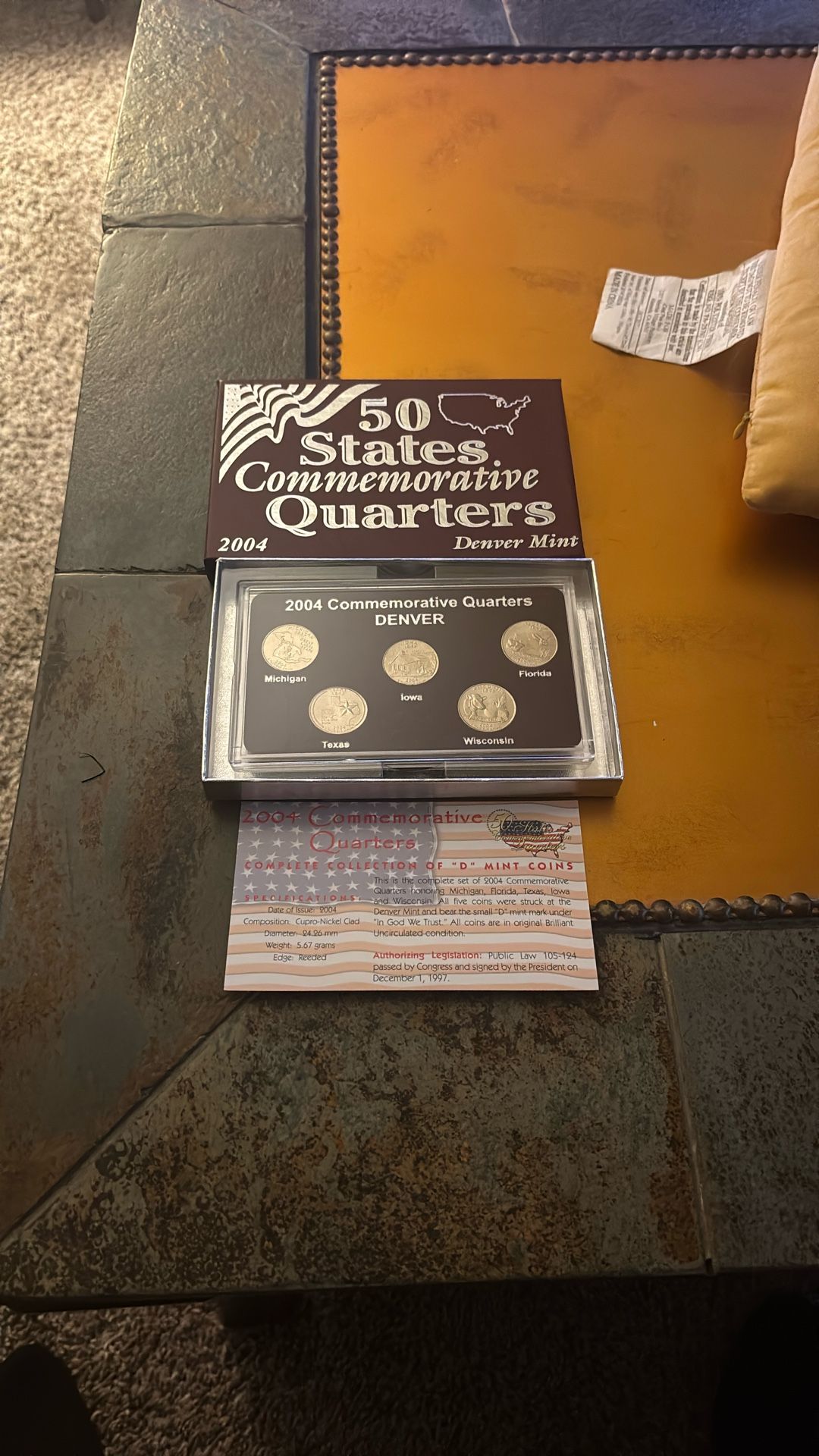 50 States Commemorative Quarters 2004 Denver Mint