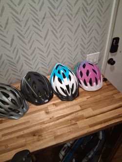Bicycle Helmets (Lot of 4)