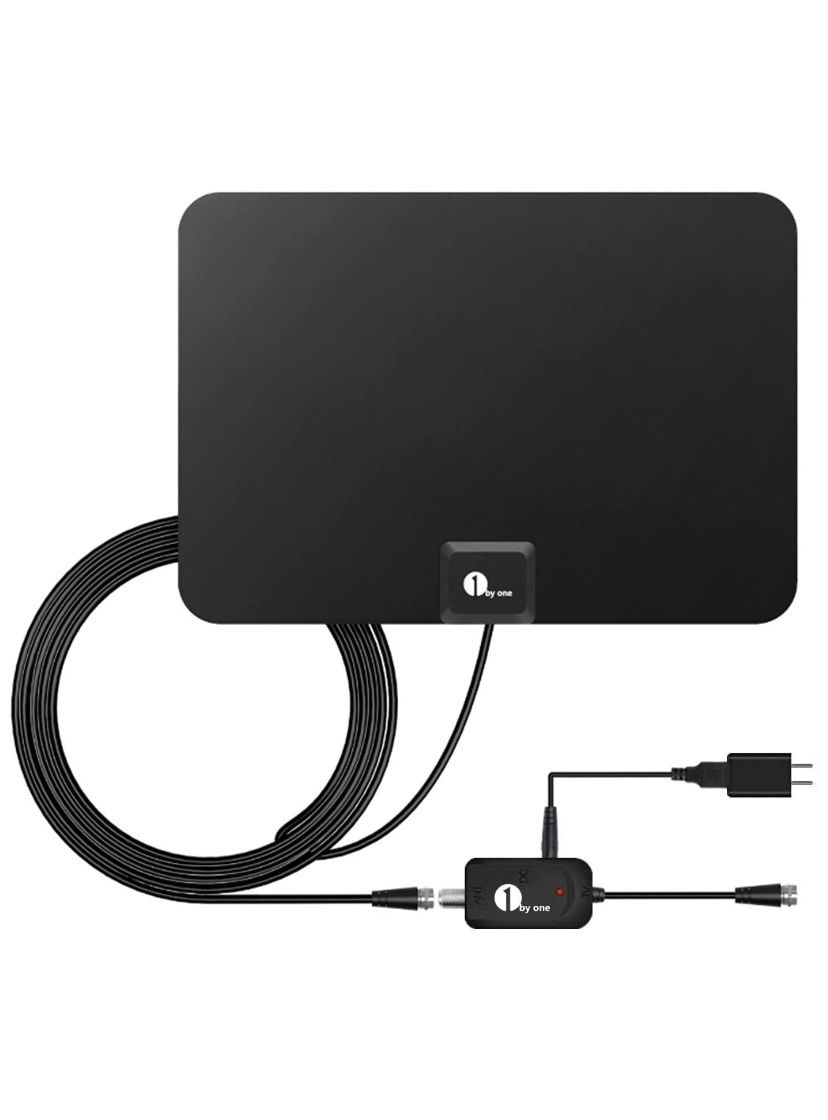 New Unopened Indoor Amplified HdTV antenna with long range support