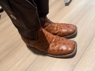 Ostrich boots/ botas de avestruz