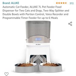 $50 ALUKE AUTOMATIC PET FEEDER