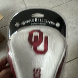 NEW! NCAA Oklahoma Sooners Driver Headcover Golf Head Cover 