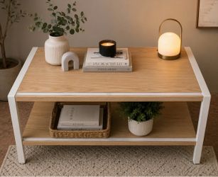 Brand new in box Modern Coffee Table with Lower Shelf