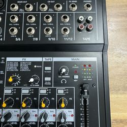 Mackie 12 Channel Compact Mixer With Effects 