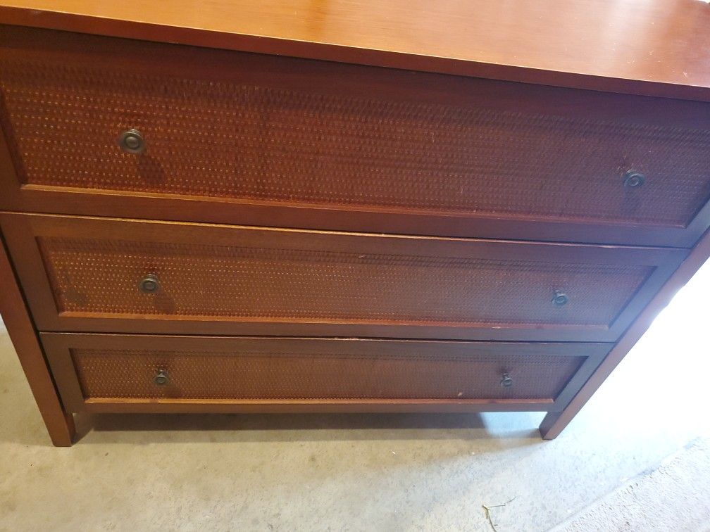 Wood dresser, great for college