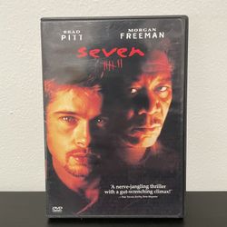 Seven DVD Movie Brad Pitt Morgan Freeman Thriller 1995