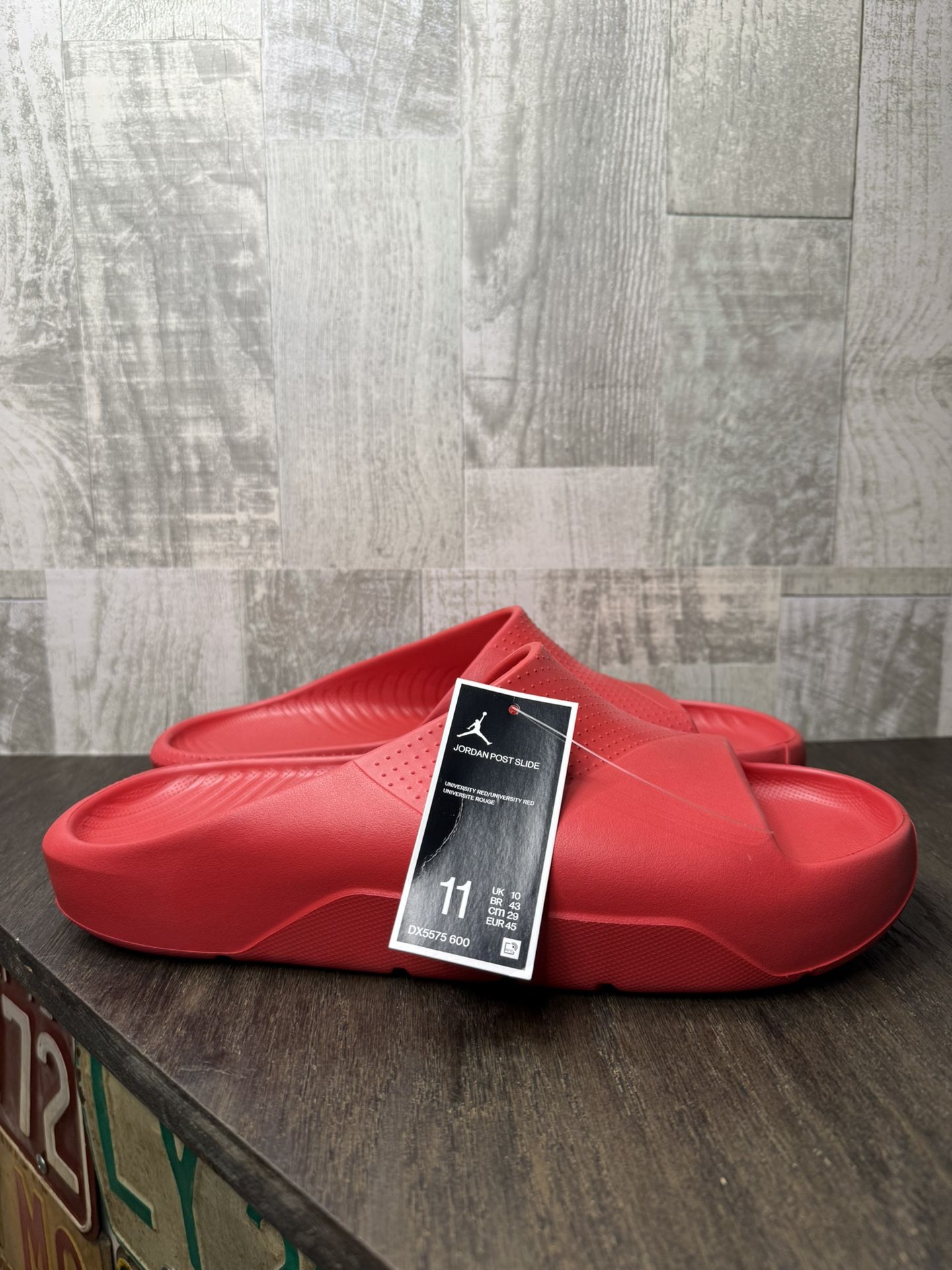 Size 11 Jordan Post Slide “University Red” Brand New