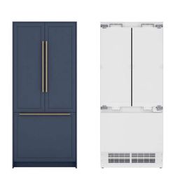 Reserve 36 in. Panel Ready French Door Refrigerator with Ice Maker, Water Dispenser,