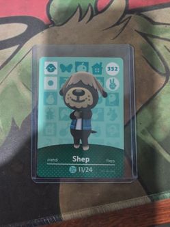 Animal Crossing Amiibo Card Shep