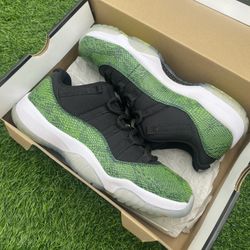 Jordan 11 “Snake Skin Green” Size 10.5M