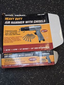 Air Hammer with Chisels