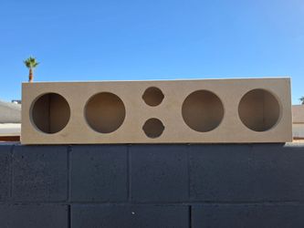 Speaker panel for 6.5" and 3" tweeters  the size of the is 36x8.5x7