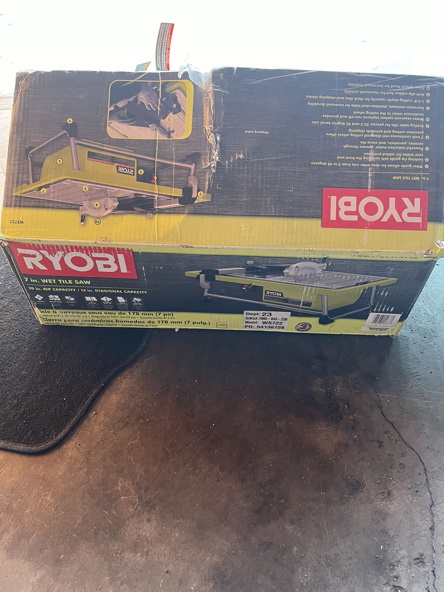 Ryobi Tile Saw