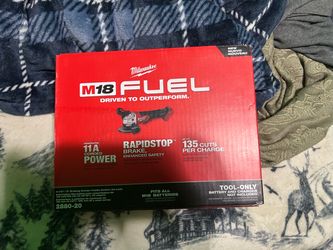 M18 FUEL 18V Lithium-lon Brushless Cordless 4-1/2 in./5 in. Grinder w/Paddle Switch (Tool-Only)