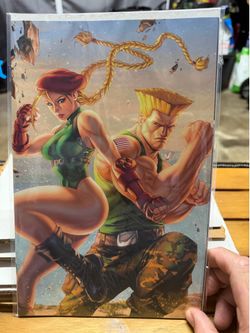 Street Fighter 1 Tyler Kirkham variant guile and camie