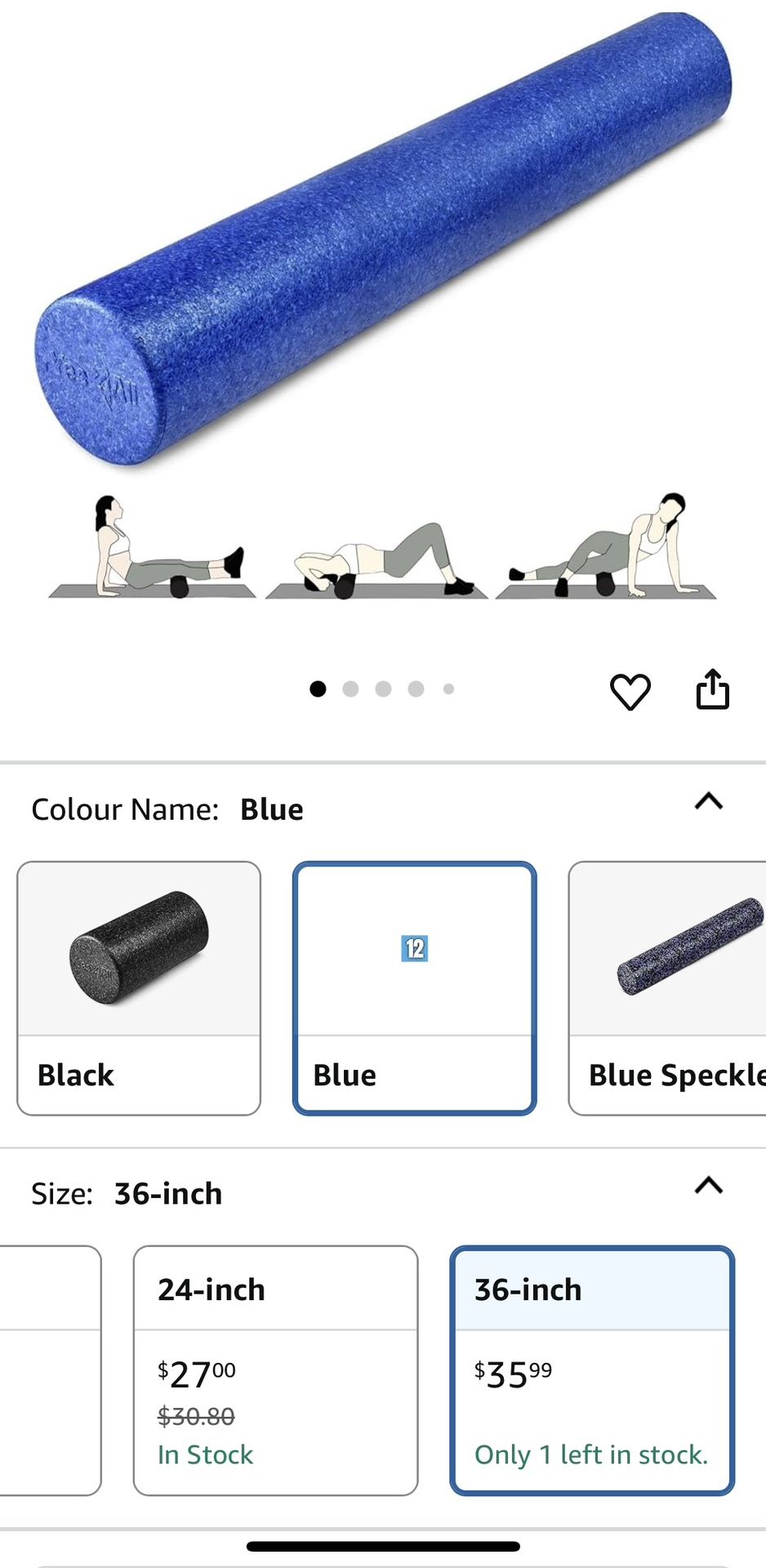 Yes4All EPP Foam Roller 36in