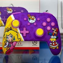 Wired Controller For Nintendo Switch - Princess Peach Battle
