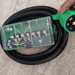 6 FT 7 Pin Trailer Wiring Harness, 7 Gang 7 Pin