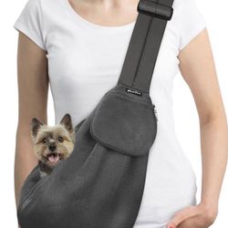 SlowTon Dog Carrier Sling - Thick Padded Shoulder Strap Adjustable Dog Carriers for Small Dogs, Puppy Carrier Purse • Retails $39.99