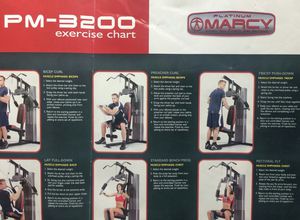 Marcy Pm 3200 Exercise Chart