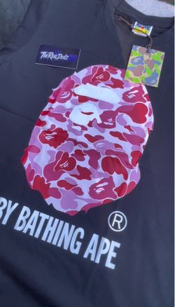 Pink bape shirt