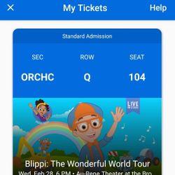 Blippi World Tour Tickets