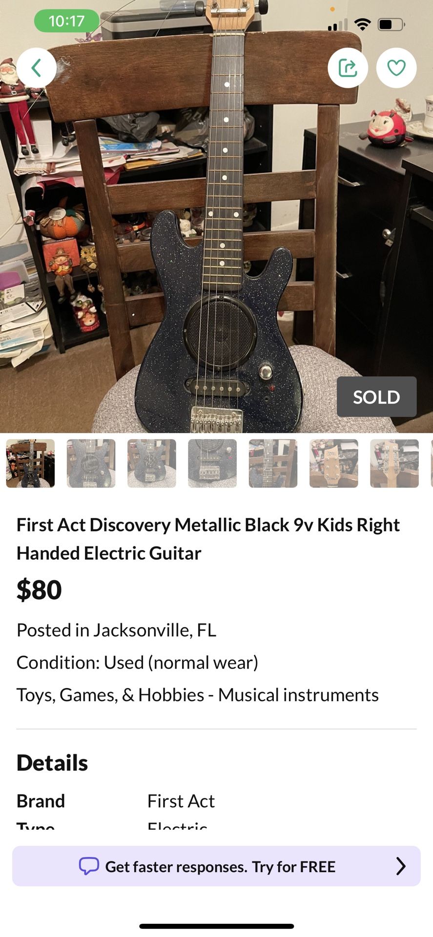 First act discovery, electric guitar for kids
