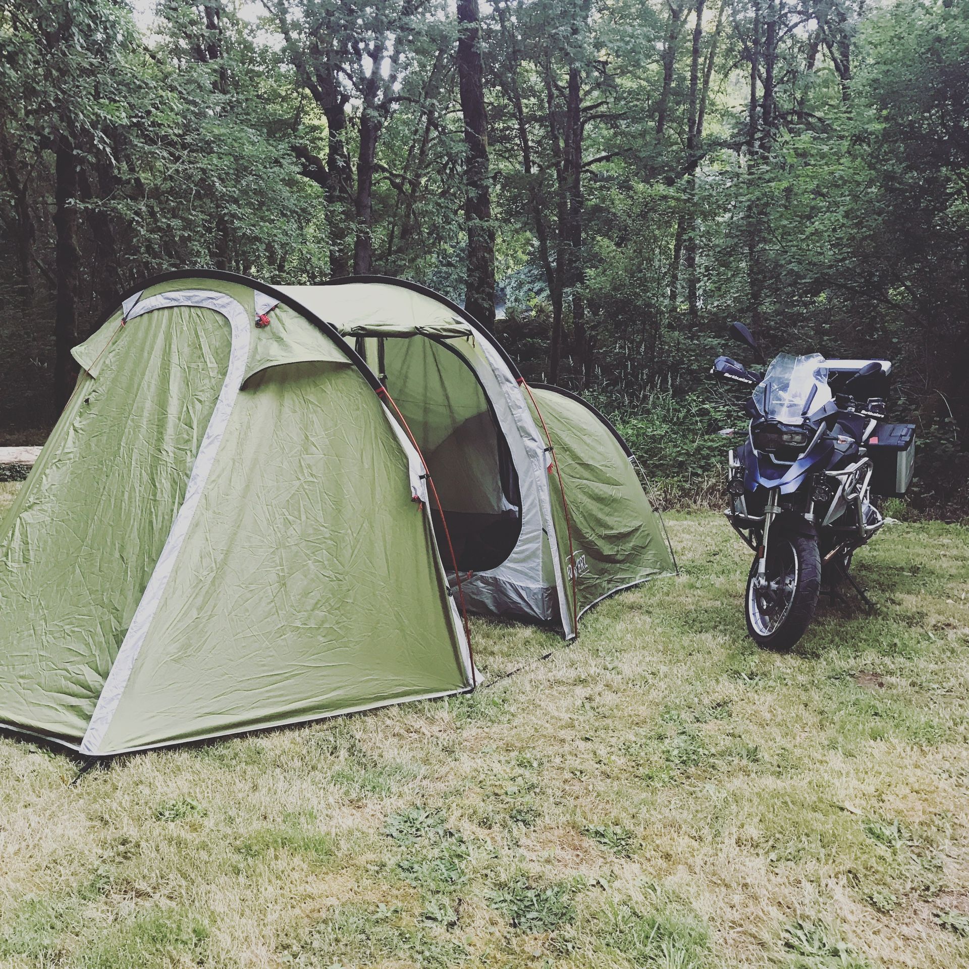 Redverz Atacama Motorcycle Tent - Green