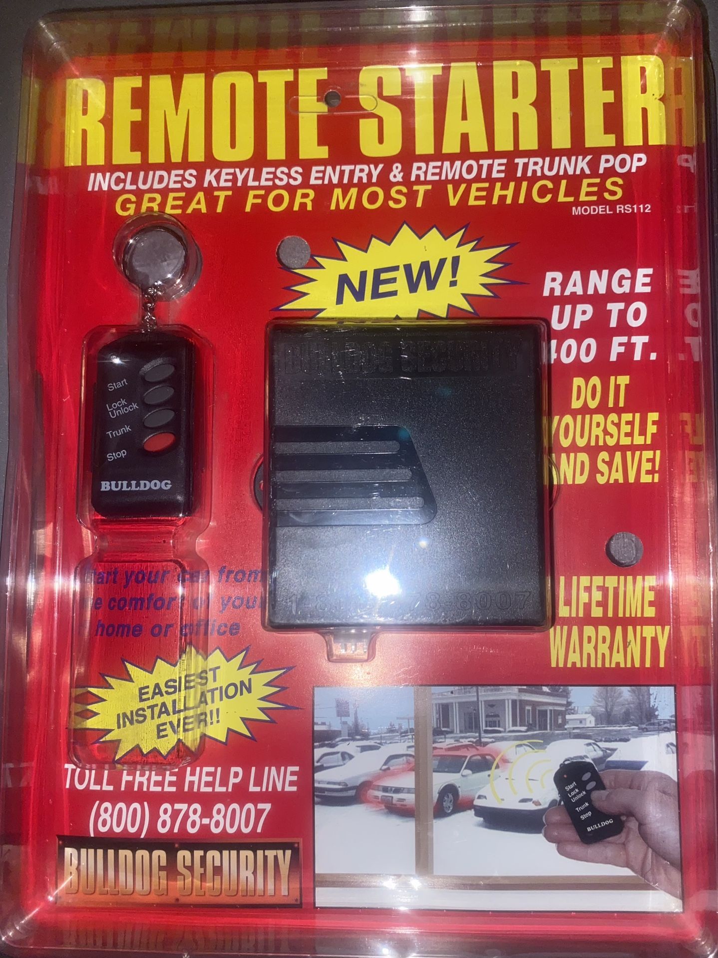 Brand New Bulldog Security Remote Car Starter
