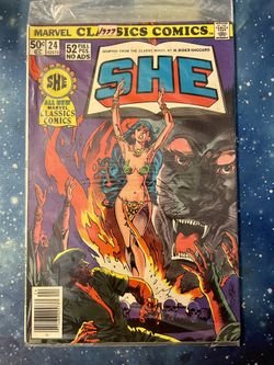 Marvel Classics Comics #24  She Adaptation Marvel Comics