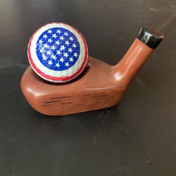 Stars/USA Golf Ball And Golf Club Display