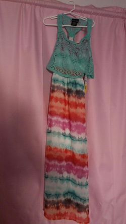 Girls long dress sz 10