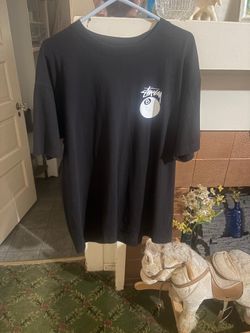 Stussy 8 Ball Black Tee Size L