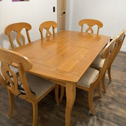 Wood Dining Table For Six 