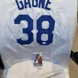 Dodgers - Autographed “Gagne” Jersey.